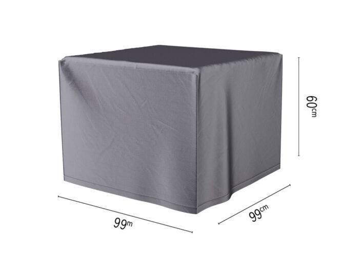 Aerocover Vuurtafelhoes 99x99xH60 cm antraciet – zwart