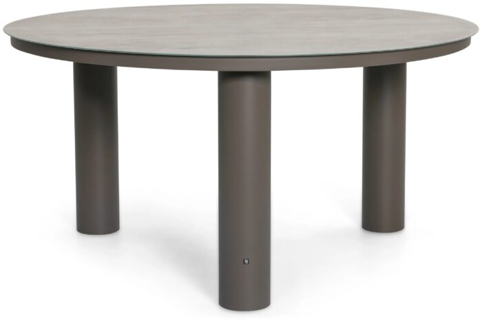Lifestyle Garden Furniture Arancia dining tuintafel 150 cm – Taupe-naturel-bruin