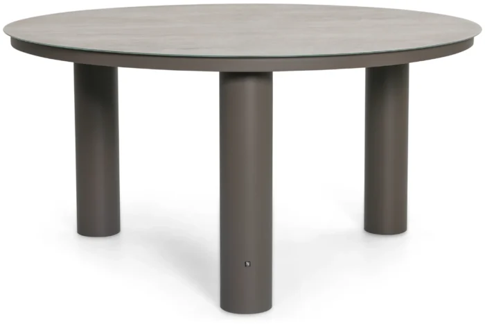 Lifestyle Garden Furniture Arancia dining tuintafel 150 cm - Taupe-naturel-bruin