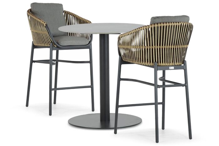 Coco Nathan/Como 70 cm barset 3-delig – Taupe-naturel-bruin
