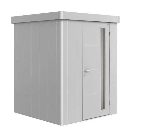 Biohort Berging Neo 1A 180x180 Zilver Metallic - grijs