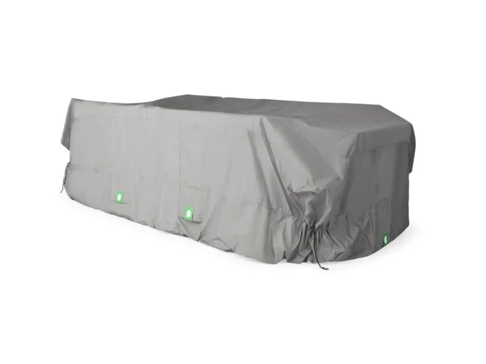 SUNS Tuinmeubelhoes S14 t.b.v. Nardo lounge tuinbank incl hoek rechts 260x80x87cm - Grijs