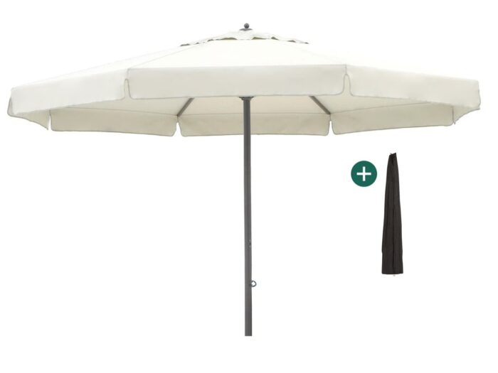 Shadowline Java parasol ø 500cm Laagste prijsgarantie! – Grijs