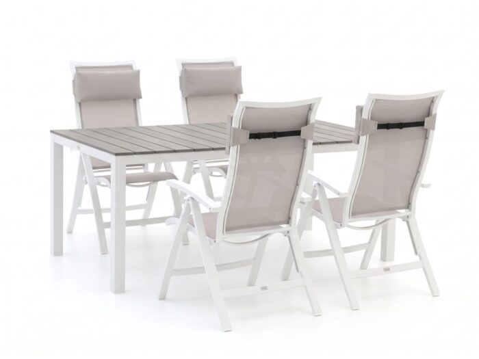 Bellagio tuinmeubelen Bellagio Lugo/Fidenz 183cm dining tuinset 5-delig verstelbaar Laagste prijsgarantie!