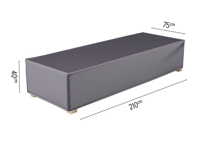 Aerocover Ligbedhoes 210 x 75 x 40 cm – grijs