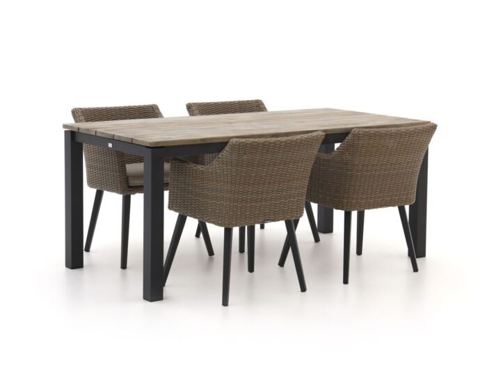 Manifesto Furniture Matese/Lagundo 180cm dining tuinset 5-delig – Bruin