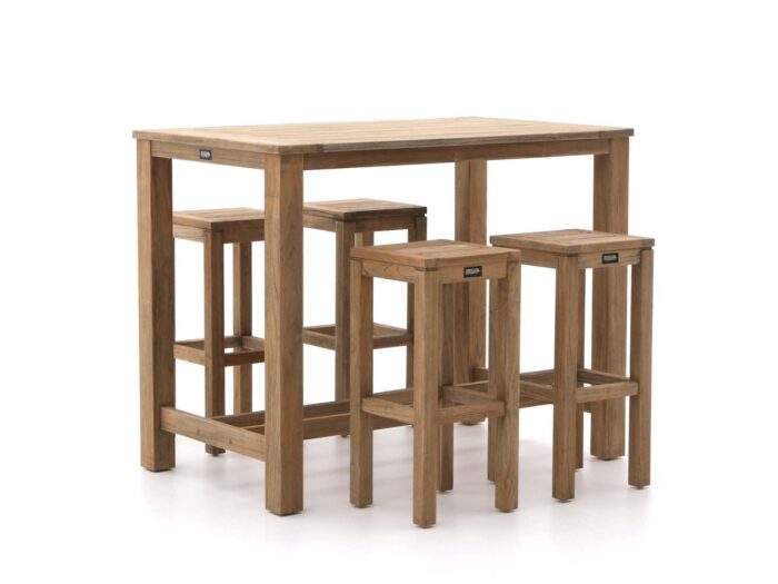 ROUGH Furniture ROUGH-X 135cm barset 5-delig Laagste prijsgarantie! – Bruin