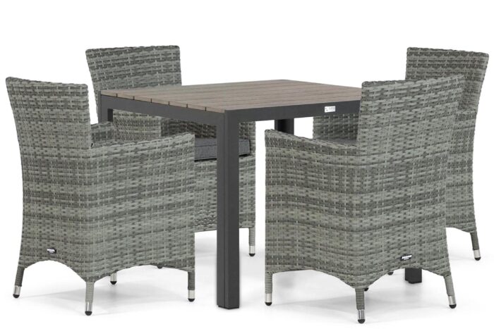 Domani Furniture Miami/Young 92 cm dining tuinset 5-delig – Grijs-antraciet