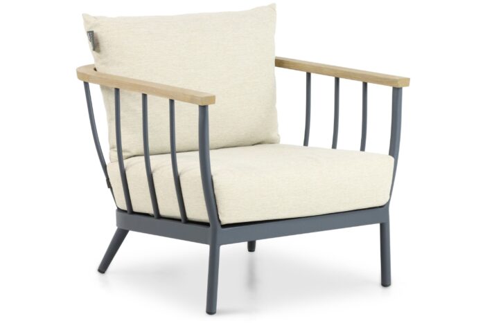 Apple Bee Condor loungestoel – Grijs-antraciet