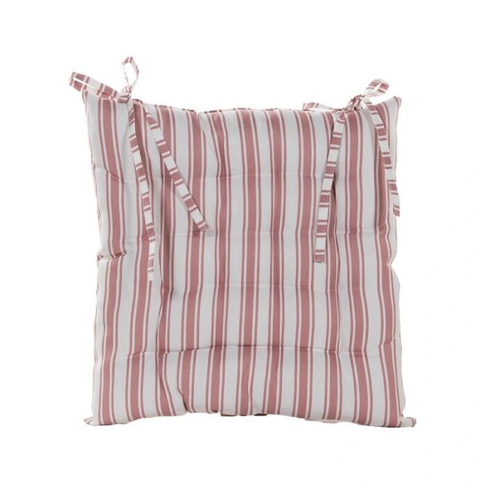 Annas collection Stoelkussen 38×38 cm Roze Streep Anna’s Collection