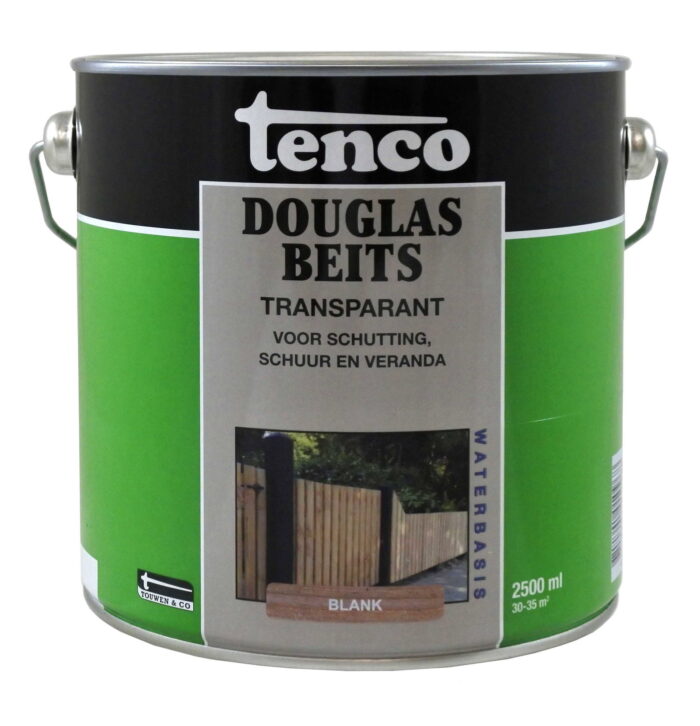 Tenco Douglas beits transparant blank 2,5l verf/beits