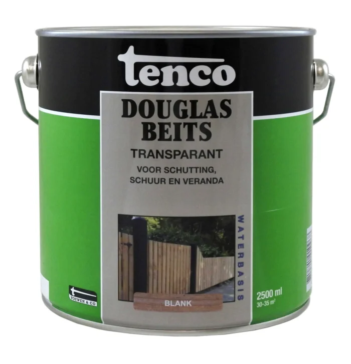 Tenco Douglas beits transparant blank 2,5l verf/beits