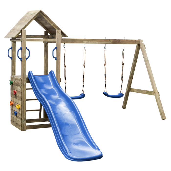Houten speeltoestel houten schommel Marta 300x235x210cm