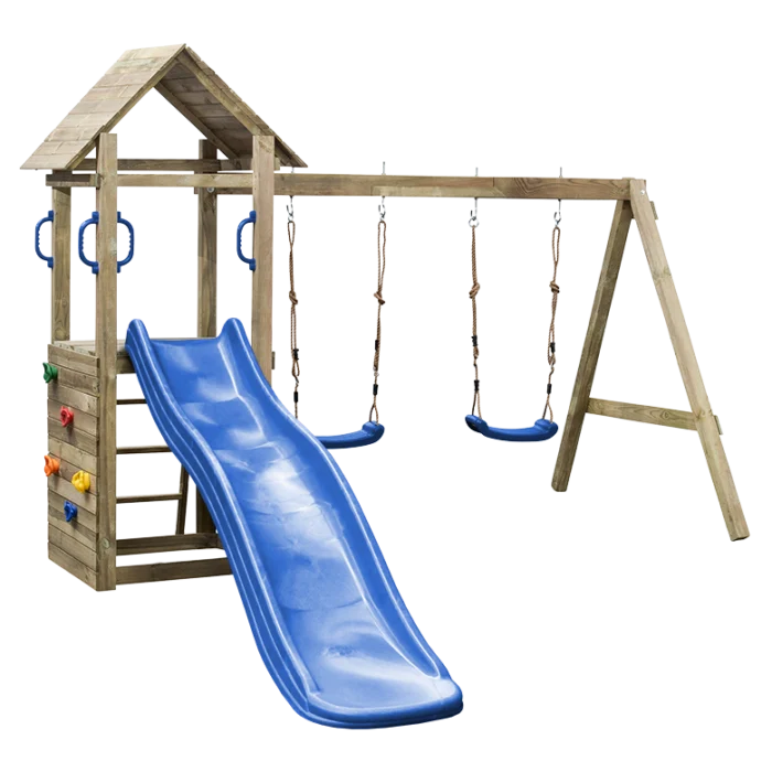 Houten speeltoestel houten schommel Marta 300x235x210cm