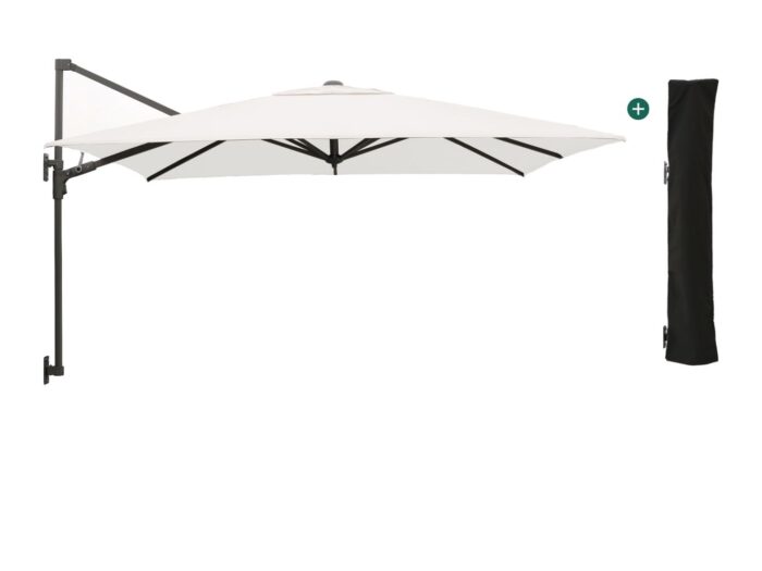 Shadowline muurparasol 250x250cm Laagste prijsgarantie! – Grijs
