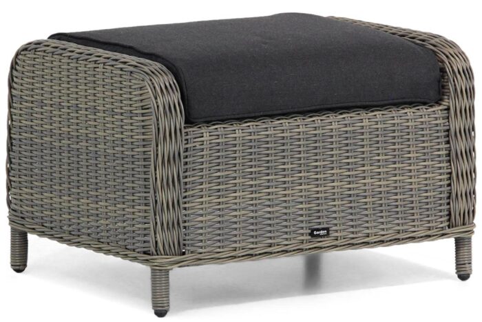 Garden Collections Chicago lounge voetenbank – Taupe-naturel-bruin