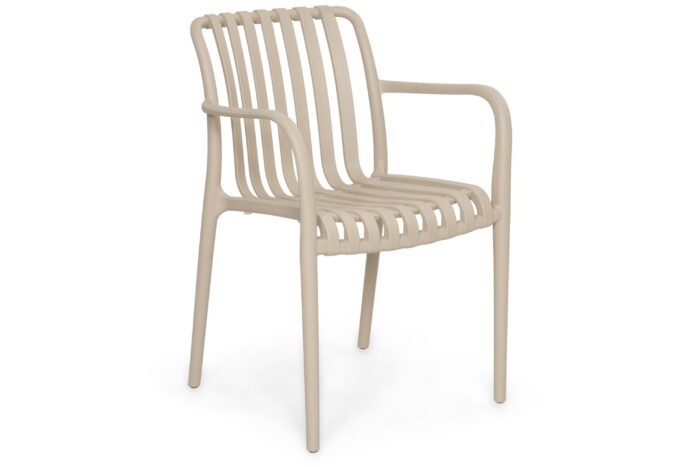 Domani Furniture Alba dining tuinstoel – Zand/Beige