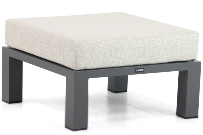 Lifestyle Garden Furniture Luca lounge voetenbank – Grijs-antraciet