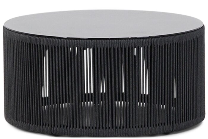 Santika Furniture Corniche coffee tafel 70 cm – Grijs-antraciet