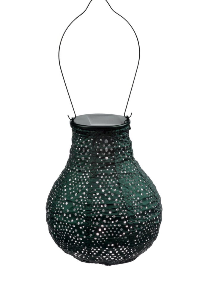 Lumiz Solar lampion bulb ikat 16 cm groen