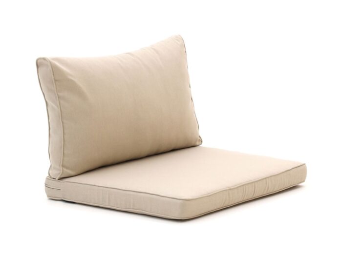 Madison loungekussenset luxe zit 60x60cm rug 60x40cm 2-delig – Taupe