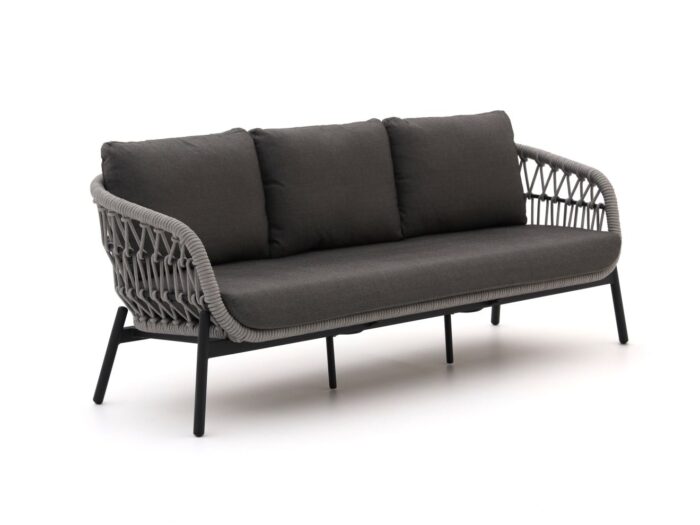 Bellagio tuinmeubelen Cupello lounge tuinbank 3-zits 215cm – Grijs