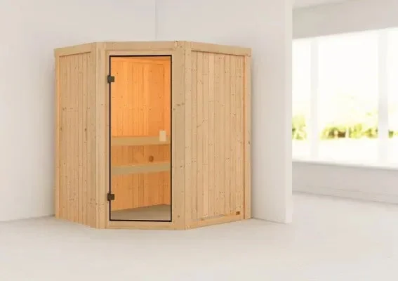 Karibu | Faurin Sauna | Biokachel 9 kW Externe Bediening