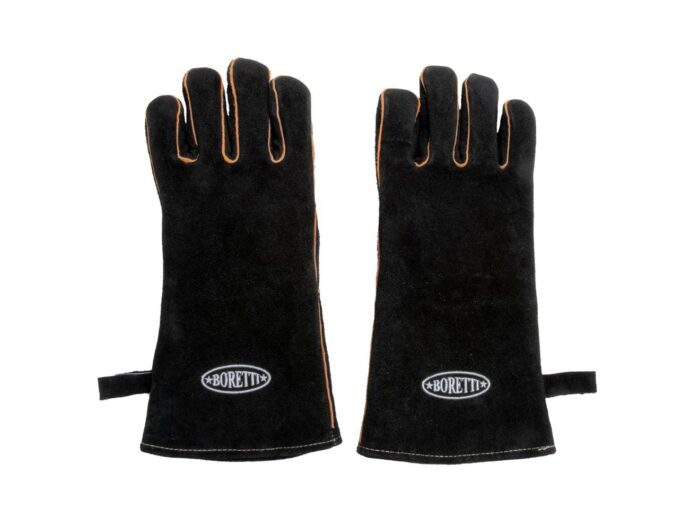 Boretti + 10% kassakorting | barbecue handschoenen leer (set van 2) – Zwart