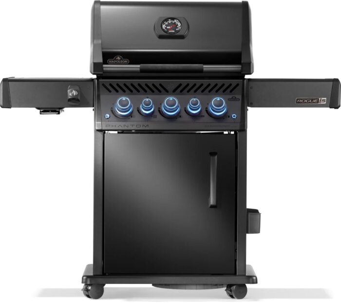Napoleon grills Phantom Rogue Pro-S 425 met RVS roosters mat zwart barbecue