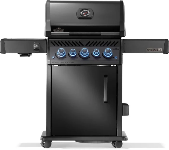 Napoleon grills Phantom Rogue Pro-S 425 met RVS roosters mat zwart barbecue