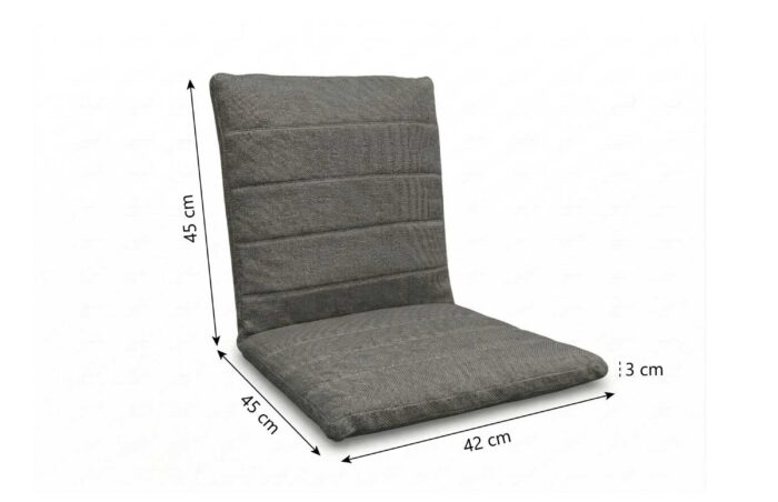 Lifestyle Garden Furniture Timo dining tuinstoel kussen Dark grey – Grijs-antraciet