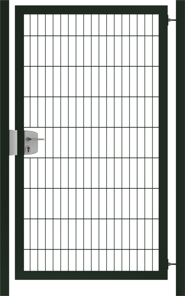 Metalen Tuinpoort 83x100cm looppoort dubbelstaafmatten enkel vuurverzinkt