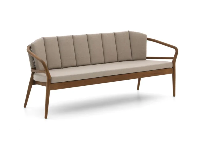 Bellagio tuinmeubelen Brasimone lounge tuinbank 3-zits 188cm - Bruin