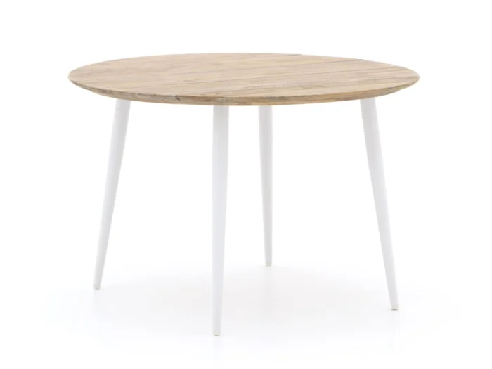 Bellagio tuinmeubelen Falcade dining tuintafel ø 115cm - Bruin