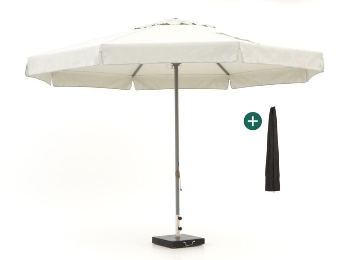 Shadowline Bonaire parasol ø 400cm Laagste prijsgarantie! – Wit