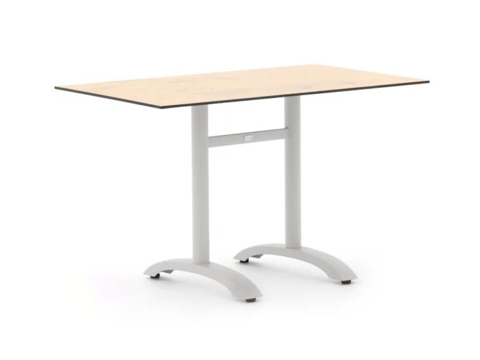 Bellagio tuinmeubelen Lisio tuintafel 140x80x73cm - Wit