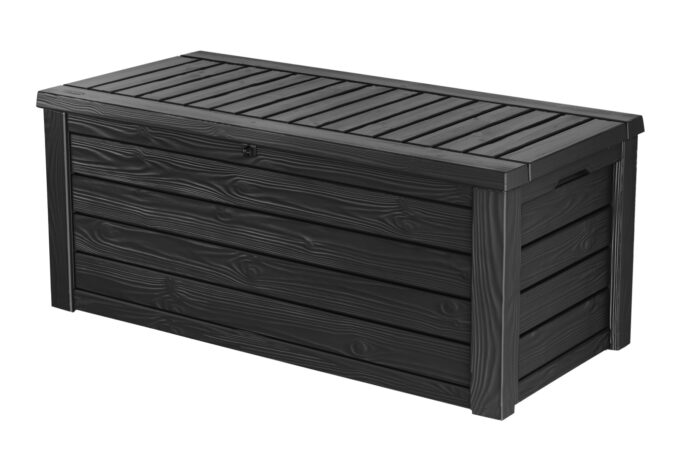 Kussenbox opbergbox antraciet 155×64,4×72,4cm