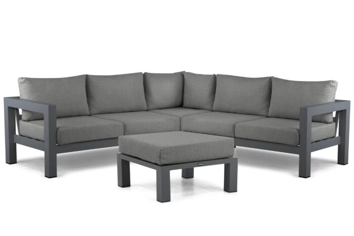 Lifestyle Garden Furniture Luca hoek loungeset 4-delig – Grijs-antraciet