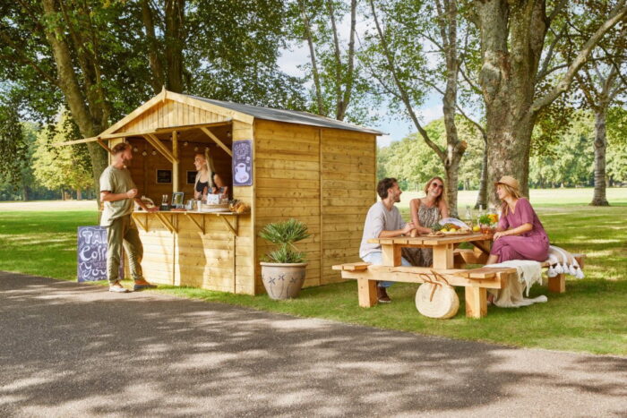 Tuindeco Picknicktafel superieur Boss I – hout