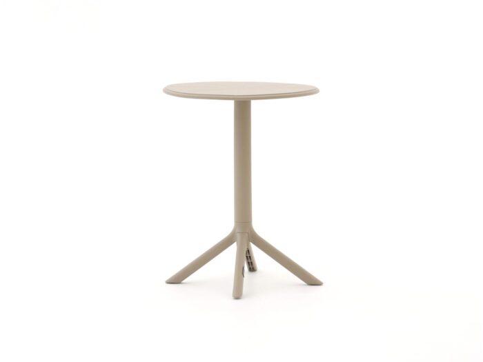 Forza Furniture Forza Rieti dining tuintafel ø60cm (h:76cm) Laagste prijsgarantie! – Taupe