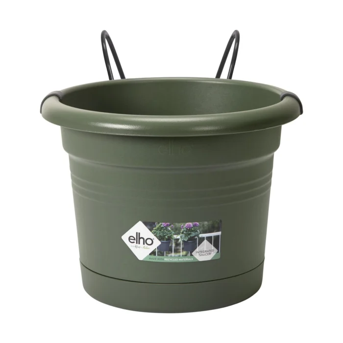 Elho Gb balcony potholder allin1 leaf green bloempot - groen