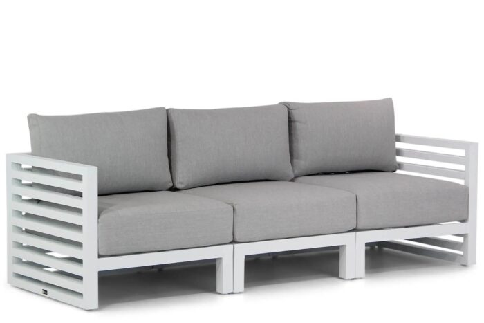 Santika Furniture Jaya lounge tuinbank 3-delig – Wit