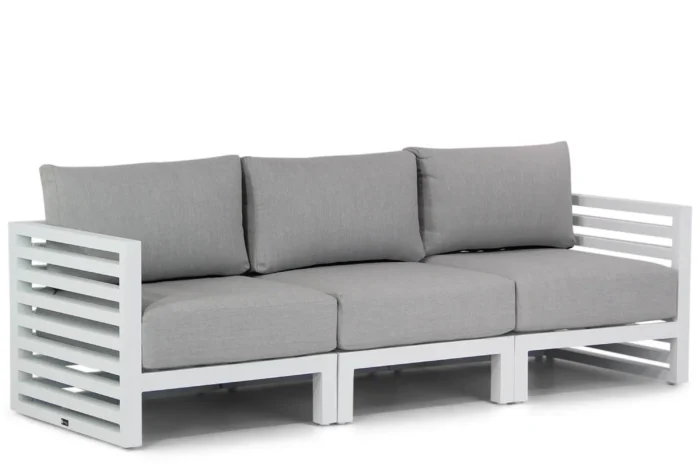 Santika Furniture Jaya lounge tuinbank 3-delig - Wit