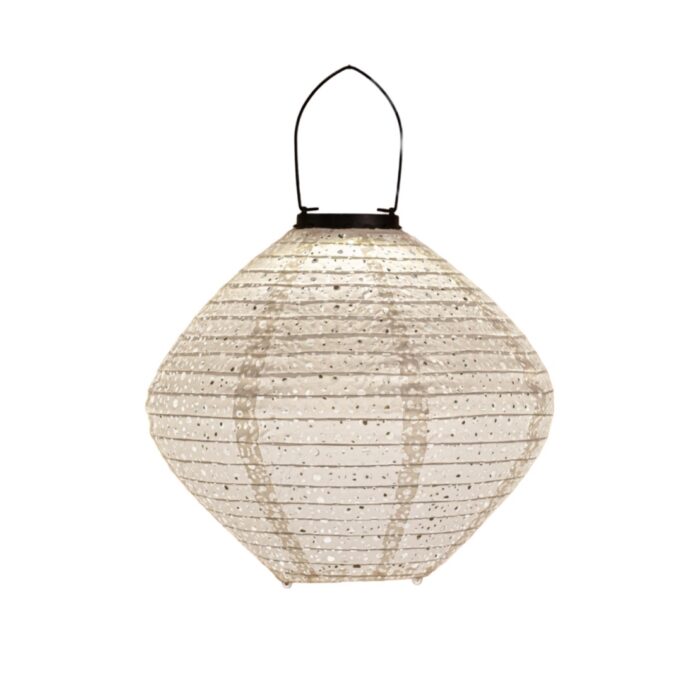 Annas collection Lampion 29 x 25 cm Wit Marrakesh solar Anna’s Collection