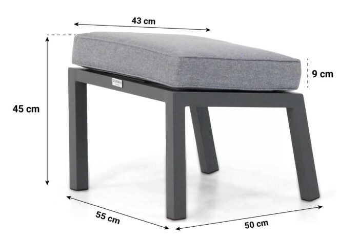 Domani Furniture Myrdal voetenbank – Transparant
