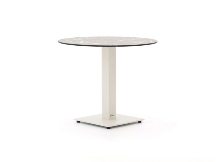 Forza Furniture Forza Orta tuintafel ø80cm (h:73cm) Laagste prijsgarantie! – Taupe