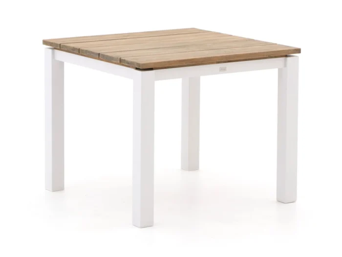 Bellagio tuinmeubelen Lagundo dining tuintafel 90x90cm - Bruin