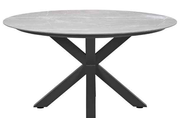 Garden impressions Lowland tafel dia. 150 cm Centostone sicilian grey – grijs