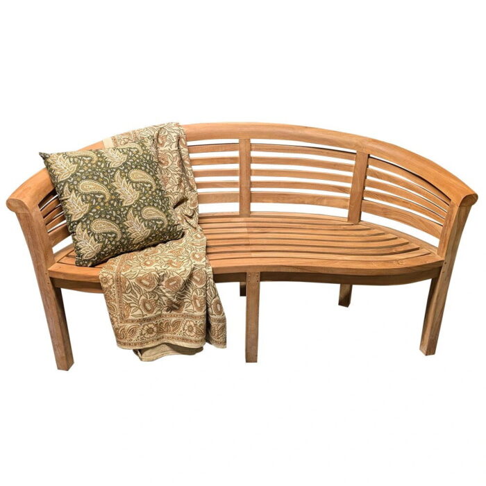 Buitengewoon de boet Enggano Teak Tuinbank 160 cm – bruin