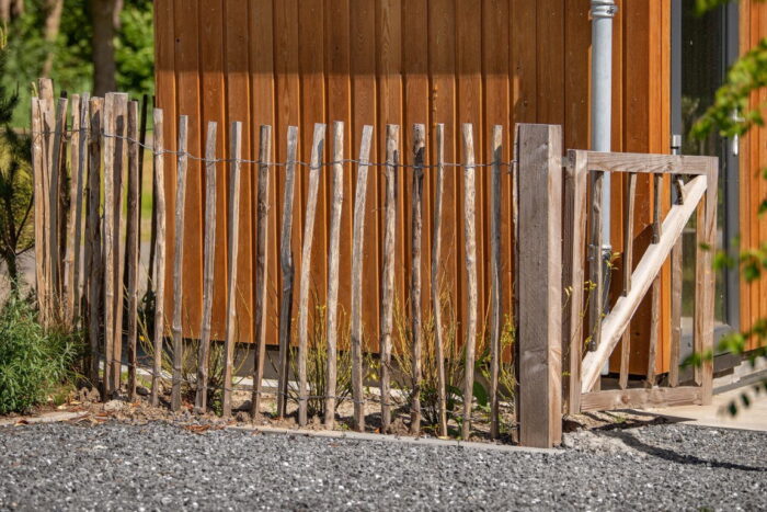 Tuindeco Engelse kastanjehekwerk op rol 180 cm/5,0 cm/3 draden – hout